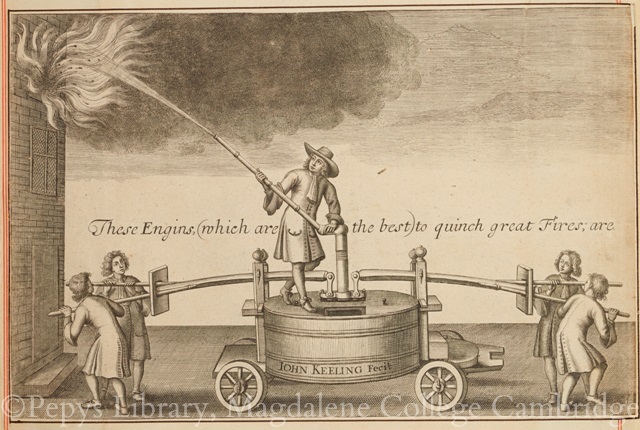 An Engin to quinch great Fires, attributed to William Faithorne.